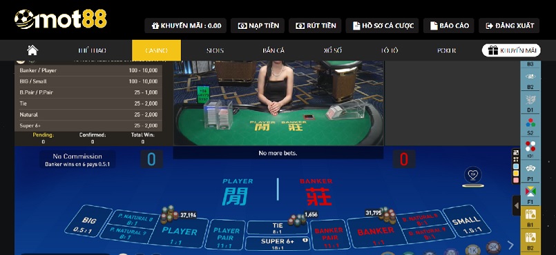 Phòng Casino livestream